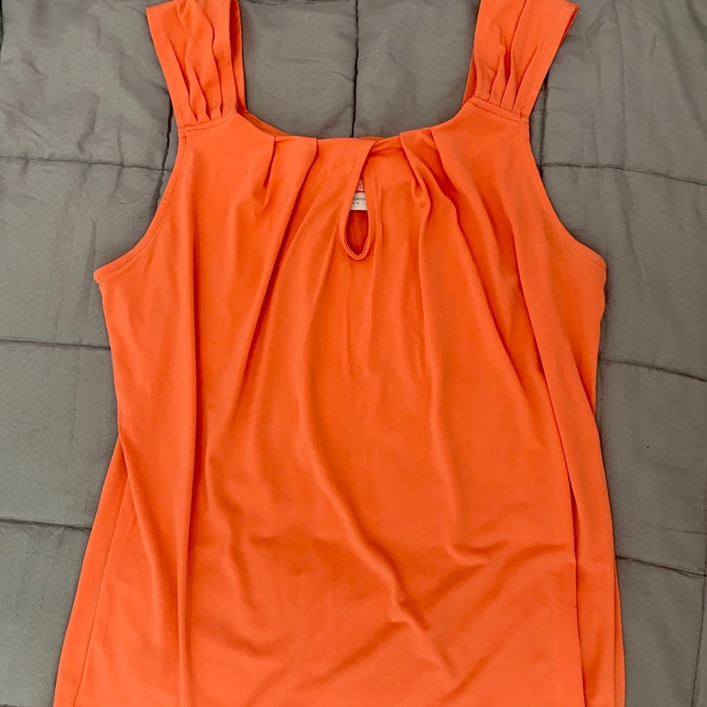 Orange dress top